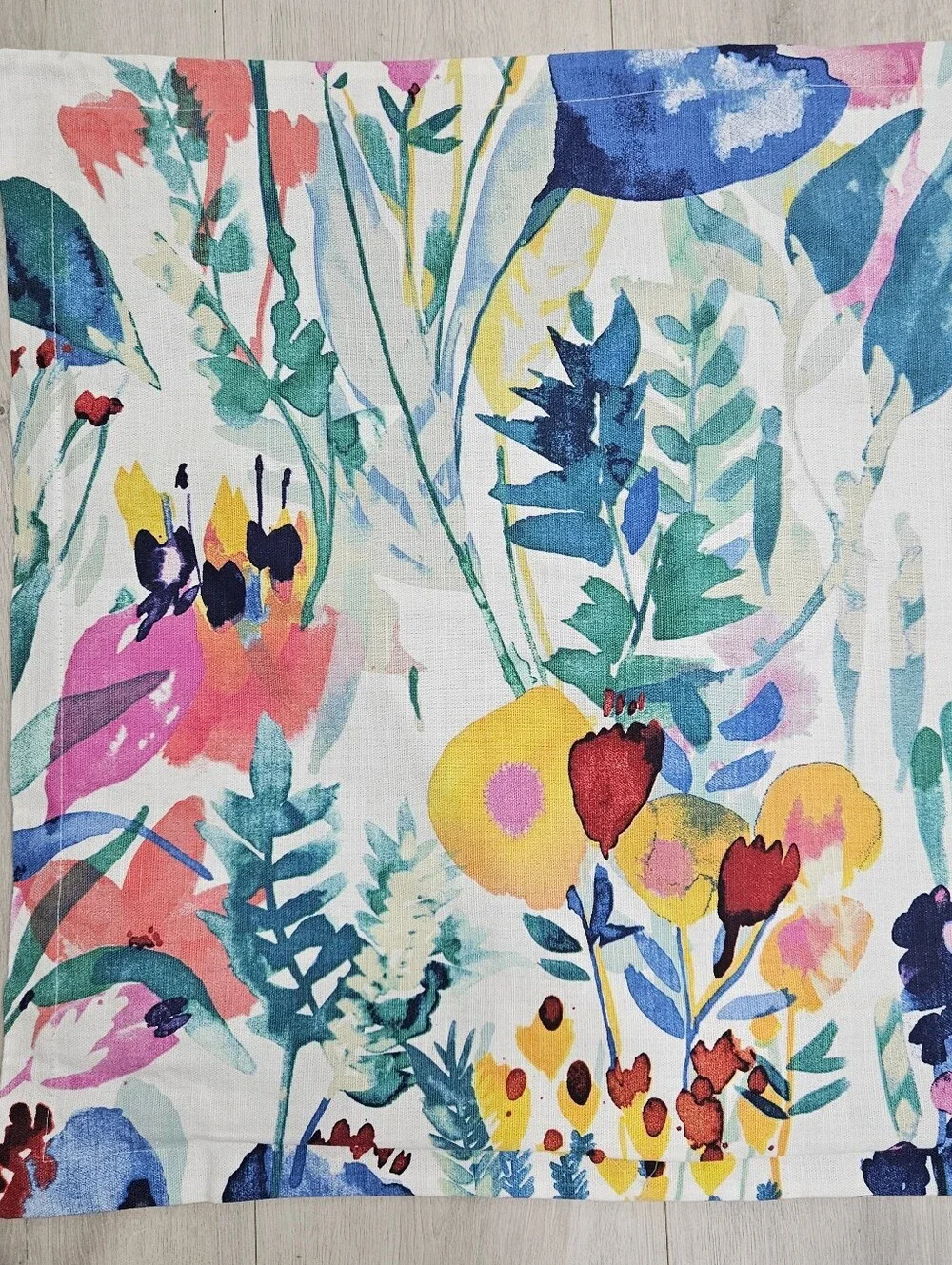 Sky Home Watercolor Spring Flowers Bright Garden STD Pillow Shams Bloomingdales